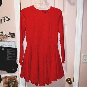 Lace Mini Dress — H&M